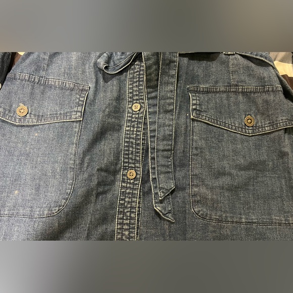 BIG SALE(3 for $50)- Calvin Klein Blue Denim Dress - Picture 2 of 8